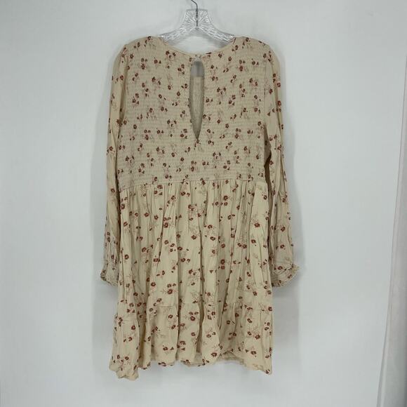 American Eagle Long Sleeve Floral Dress Size Large - Picture 5 of 8